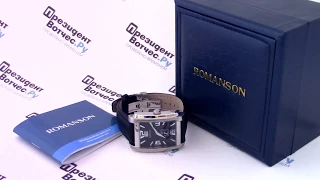 Часы Romanson TL 5140S MW(BK) - видео обзор от PresidentWatches.Ru
