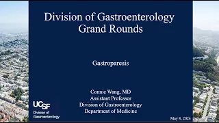 Gastroparesis - Connie Wang, MD