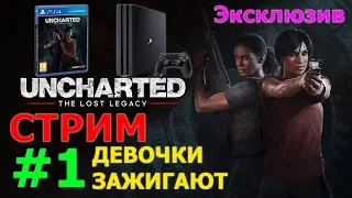 🔴UNCHARTED: THE LOST LEGACY УЮТНЫЙ СТРИМ НА PS4 PRO #1 - ДЕВОЧКИ ЗАЖИГАЮТ🔴