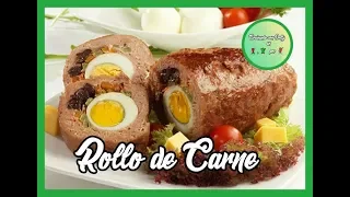 ROLLO DE CARNE...Irresistible...!!! - Cocinando con Dolly en 1, 2 por 3