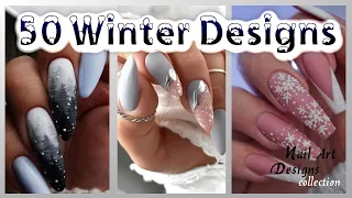 The Best Nail Art Designs Compilation: 50 Winter Nail desing