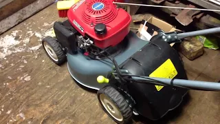 Honda Izy Lawn Mower deck project finished (Part 3) & cold start