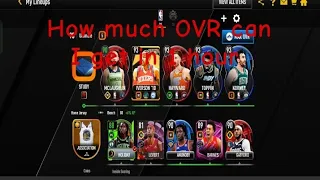 How much OVR can I get in 1 hour (NBA live mobile 📲)