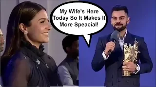 Virat Kohli R0MANTIC Speech For Wife Anushka Sharma At BCCI Awards