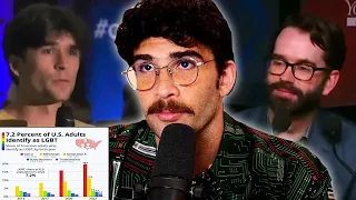 Matt Walsh Scared To Refute College Student + 7.2% American's Identify As LGBTQ+ | HasanAbi Reacts