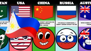 Countryhumans React To Philippines DIED - Reactions from Different Countries | Comparison