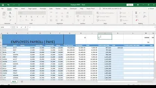 Personal Income Tax Computation (PAYE) #NigeriaPAYE #INCOMETAX #payroll