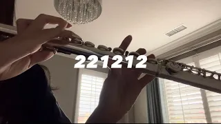 221212 (Ernesto Köhler Opus 66 Flute Etude - 10 The Swallows)