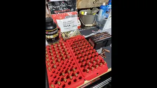 Reloading:  220gr Berry's projectile, CFE BLK powder, Sig/Winchester Brass