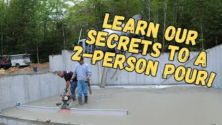 Shorthanded Success: A Concrete Pouring Lesson You Can't Afford to Miss!