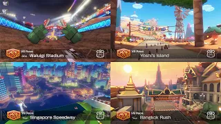 Mario Kart 8 Deluxe DLC Wave 4 - All Courses 150cc + Birdo Gameplay [HD]