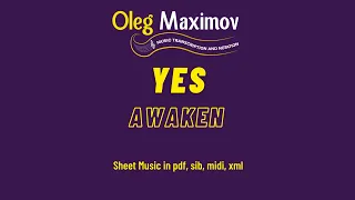 Yes - Awaken - Sheet Music