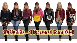 18 Outfits! 2 Weeks! 1 Personal Item Bag! Travel Packing Tips!