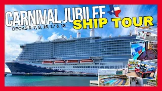 Carnival Jubilee Ship Tour - New Carnival Cruise Ship 4k