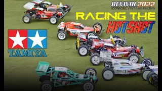 Racing A Tamiya Hotshot vintage RC Car