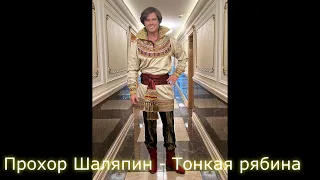 Прохор Шаляпин - Тонкая рябина