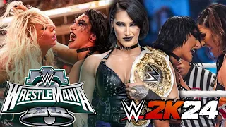 Live WWE Match - Alba Fyre vs. Rhea Ripley - WrestleMania XL highlights April 19, 2024