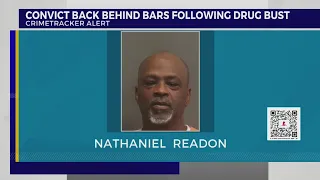 Convicted felon back behind bars following Nashville drug bust