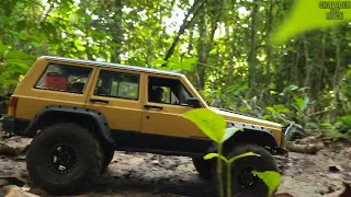 Rc Crawler 1/10 Traxxas Trx-4 | Hard Body Jeep Cherokee XJ| Offroad Adventure