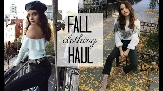 FALL TO WINTER TRY-ON CLOTHING HAUL