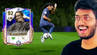 UCL Icon Ronaldinho is Insane! Amazing UCL Packs decides his teammates - FC MOBILE
