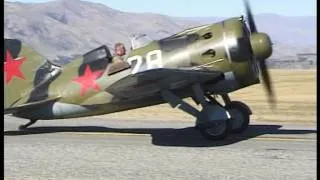 Polikarpov I-16 No. 28 at Wanaka New Zealand.