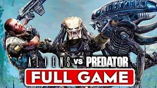 ALIENS VS PREDATOR Campaign Gameplay Walkthrough Part 1 FULL GAME [1080p HD PC] - No Commentary
