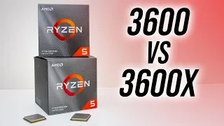 AMD Ryzen 5 3600 vs 3600X - X Worth The Extra Money?