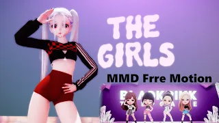 【 BLACKPINK THE❤️GAME】THE GIRLS (Full version (Free MMD Motion)