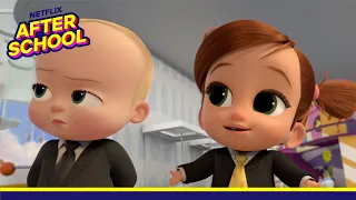 Tim and Tabitha Visit Baby Corp | The Boss Baby: Back in the Crib | Netflix After School