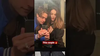 Barbara Palvin and Dylan sprouse; cutest couple #barbarapalvin #shorts #dylansprouse #love #couple