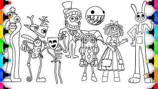 The Amazing Digital Circus Coloring Pages / COLORING All Characters from Digital Circus