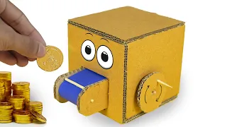 How To Make Coin Bank From Cardboard | Amazing Cardboard Project | DIY Ocean