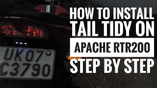 How to install tail tidy on apache rtr 200/160 step by step with easiest way | part 2