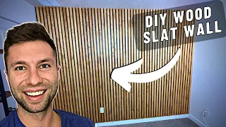 How To Build A Wood Slat Wall (Step-By-Step)