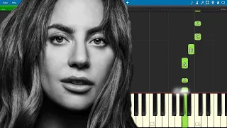 Always Remember Us This Way EASY Piano Tutorial - Lady Gaga - A Star Is Born