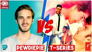 PEWDIPIE VS T-SERIES:КТО ЗАЙМЁТ ПЕРВОЕ МЕСТО?