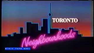 Toronto Neighbourhoods "The Annex with R.H. Thomson and Ethan Friendly" - CBC TV - 1984