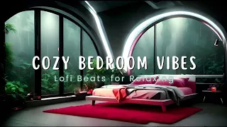 Cozy Bedroom Vibes | Lofi Beats with Soft Rain! for Studing, Dreaming, Sleeping