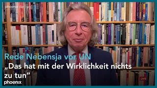 Thomas Jäger über die Rede des russischen UN-Botschafters Nebensja