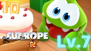 Cut the Rope Remastered - Book 1 Evan's Home - Level 7 (Apple Arcade)