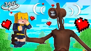 Catching SIREN HEADS New GIRLFRIEND! in 360/VR! - Minecraft VR Video