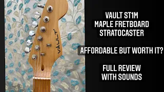 Vault ST1M Black Electric Guitar - on a Budget - Full Review and Sounds 🤘