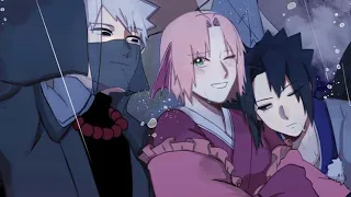 Naruto Sasuke x Sakura x Kakashi fanart amv Happier X Happier (request/sad)