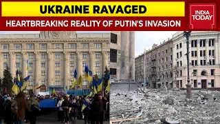 Horrific Reality Of Putin's Invasion: Ancient Cities & Historic Buildings In Ukraine Ravaged