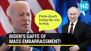 "Putin Losing War in Iraq": Biden Embarrasses Himself Again; Questioned On Wagner, He Said This