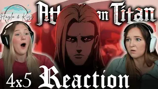 Declaration Of War | ATTACK ON TITAN | Reaction 4x5