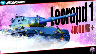 Leoapard 1 - Лучший средний танк / СТРИМ TANKS BLITZ (35 Боев 80% Побед 4321 С.у)