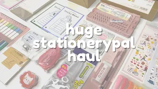 🌷🤍 huge stationery haul ft. stationerypal (stickers, tote bag, pens, etc) | aesthetic ✨