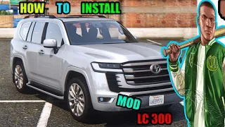 How to install land cruiser v8 lc300 mod in GTA v | Abbasi playz